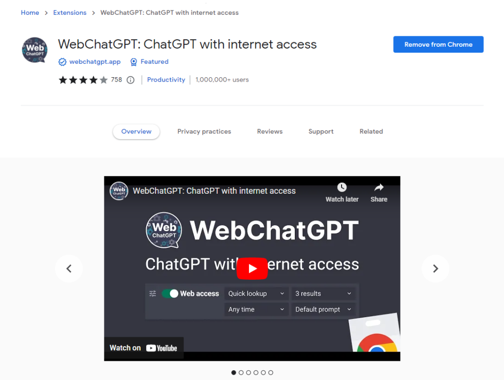 WebChatGPT